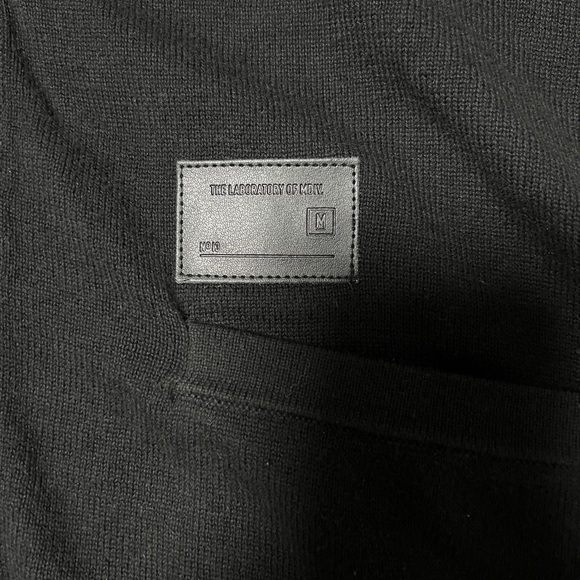 Musium Div. V-neck Leopard Print Black Pocket Cardigan - Picture 4 of 5